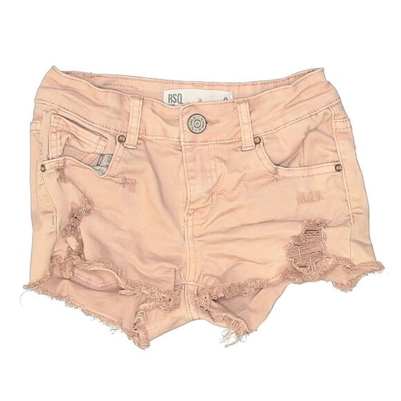 RSQ Short Cut-off Jean Shorts Distressed Raw Hems Size 0 - Picture 1 of 7